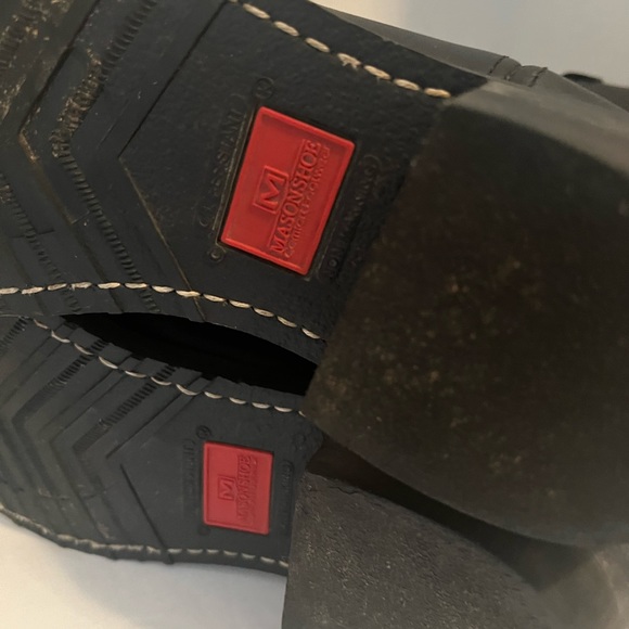 Mason Western Leather Cowboy Boots Size 12B Biker - Picture 7 of 14